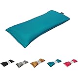 Unscented Eye Pillow - Migraine, Stress & Anxiety Relief - #1 Stress Relief Gifts - Made In USA, Organic Flax Seed Filled, Microwavable
