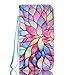 Samsung Galaxy S7 Edge Case,JinLi Printed Pattern Filio Wallet Cellphone Book Protective Cover Designed with Credit Card Slot and Money Holder and Kickstand for Hands Free Video (Leaf)