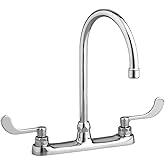 American Standard 6409170.002 Monterrey Top Mount Gooseneck Kitchen Faucet, 8-Inch