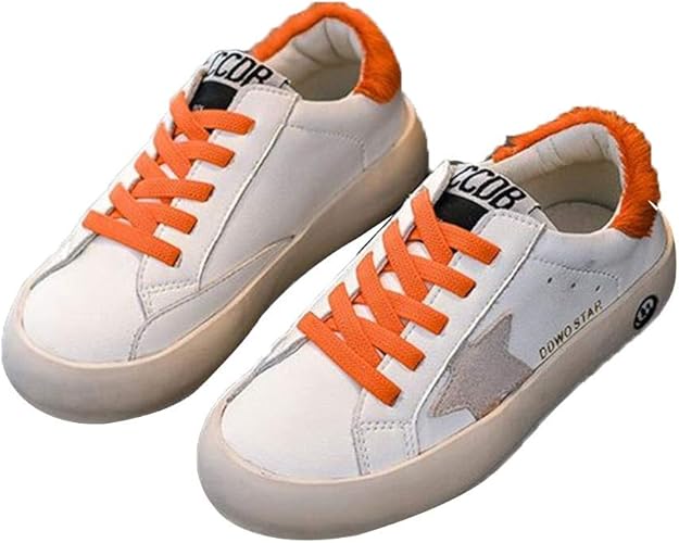 Amazon キッズ スニーカー 星柄 ガールズ 男の子 女の子 ガールズ ヒップホップ 子供用 通学 運動靴 通気 ダンスウエア 運動靴 スニーカー