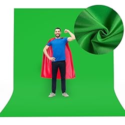 10x10ft Greenscreen Background Streaming Backdrop