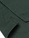 Coofandy Mens Scottish White Jacobite Ghillie Kilt Shirt (XXL, Deep Green)