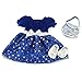 Emily Rose 18 Inch Doll Clothes Clothing Accessory | Gorgeous Midnight Star Holiday or Party 18