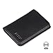 Pabin Mens Wallet Slim RFID Blocking Bifold Wallet for Men Trifold Leather Credit Card Holder (Classic Black)