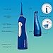SmarToiletries Professional Cordless 3-Mode Rechargeable Waterproof Oral Irrigator/Water Flosser High Capacity Water Tank 4 Jet Tips … (Dogder Blue)