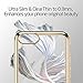 iPhone 7 Case, ESR iPhone 7 Clear Soft TPU Back Cover with Electroplating Frame Bright Glossy Metal Coloring Bumper [Slim Fit] for 4.7 inches iPhone 7 - Rose Gold Plating Frame