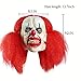 Mo Fang Gong She Halloween Fearsome Costume Party Props,Long Hair Devil Mask(Red haired Clown