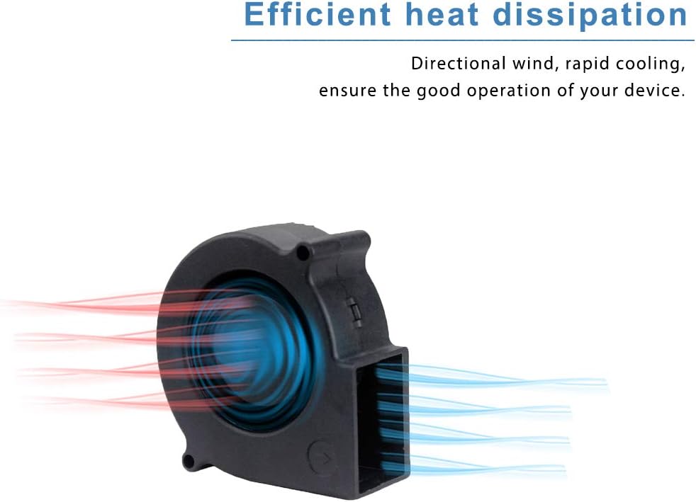 GDSTIME 24V 75mm x 30mm Blower Cooling Fan DC Brushless Centrifugal ...
