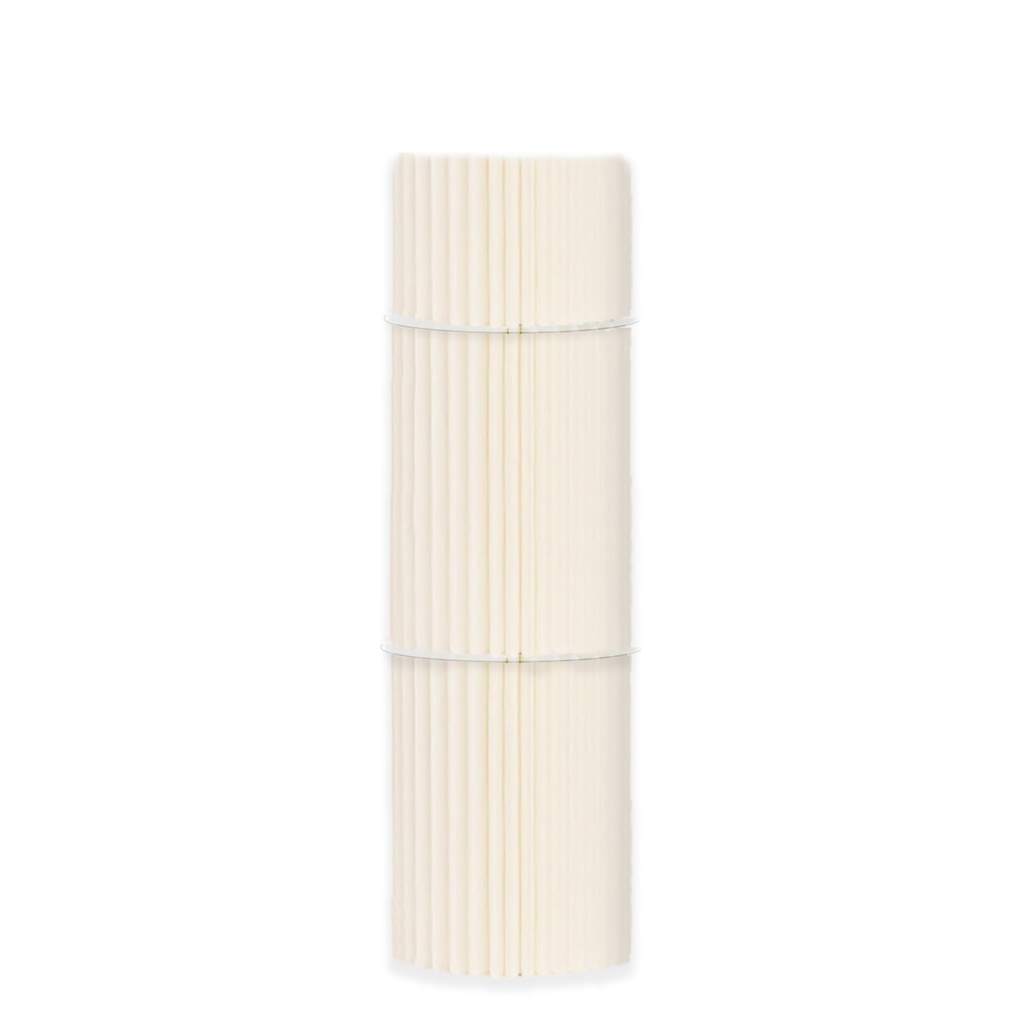 3 pcs foldable cylinder pedestal stand for parties columns pedestal display stands round white cylinder column table roman pillar for wedding birthday baby shower party decor round - 3pcs - small