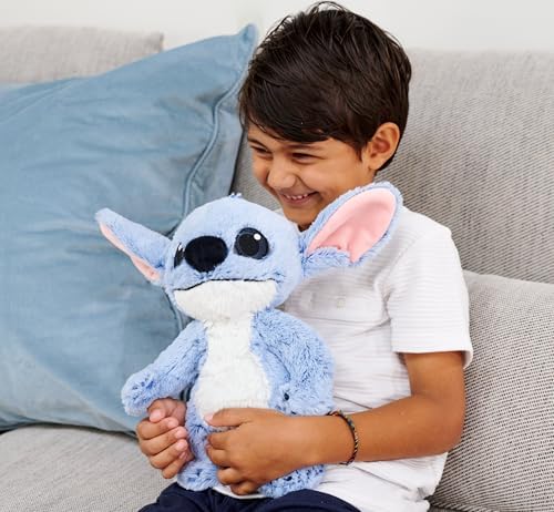 Disney Live Action Stitch 25 cm, peluche morbido e realistico, per bambini sin dai primi mesi di vita