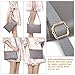 Galaxy Wolf Women Leather Crossbody Bag,Clutch Purse Shoulder Bag for Travelling Grey
