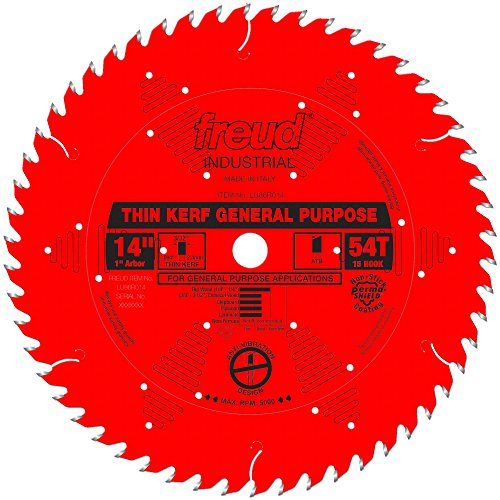 Freud 14" x 54T Thin Kerf General Purpose Blade (LU86R014)