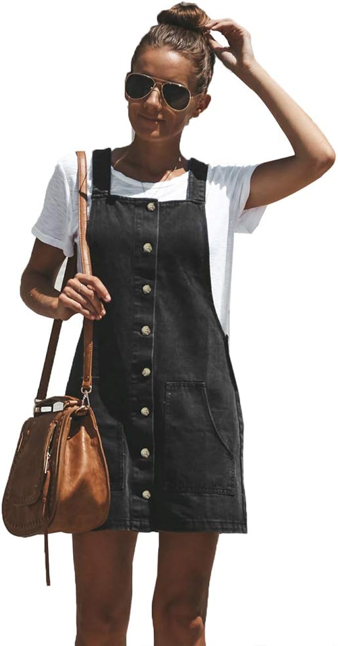 button down jumper dress