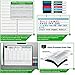 Magnetic Dry Erase Weekly Calendar Set by Easy Offix - 17x12