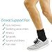 Vive Lace Up Ankle Brace - Men, Women Foot Support Stabilizer Compression Sleeve - Sprained Adjustable Leg Splint - Sprain Rolled Immobilizer Wrap Guard for Running, Volleyball, Basketball, Soccer (L)