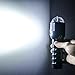 Weanas Portable Hand-Held LED Three Color Stage Lighting Lights Disco Ball Lamp Party Show DMX Lighting with Bright Flashlight for Outdoor Camping, Party, Birthday, Christmas, Other Celebration