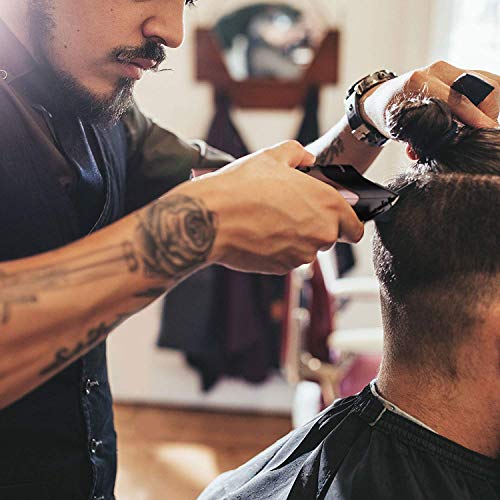 Cordless Hair Clippers for Men (Up to 7 Hour Run Time) Professional Titanium Ceramic Blade LED Display Charger Stand Christmas Gifts