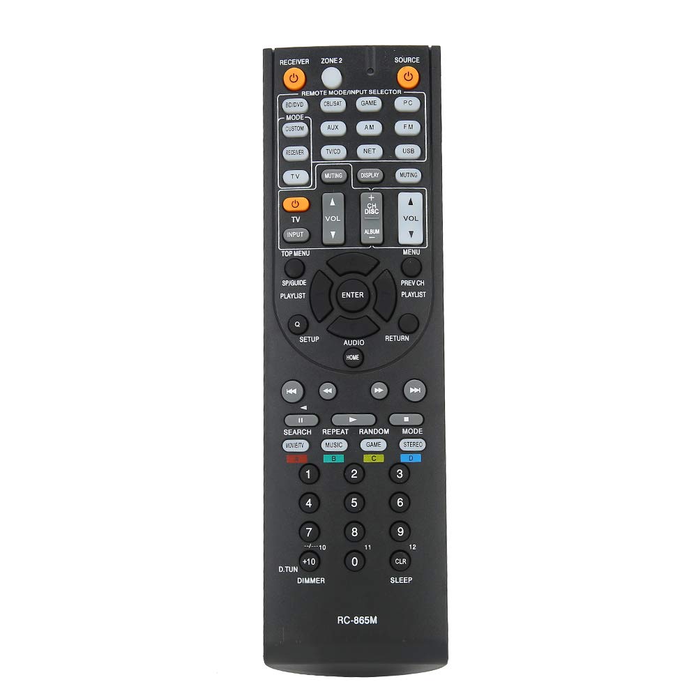 ASHATA RC-865M Remote Control for, Replacement Remote Control ler for AV Receiver TX-NR525 TXNR525, Durable