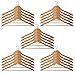 Filstraw Continous Promtion!!!Premium Wooden Hangers Wood Suit Hangers (20 Pack) - Premium Quality Wooden Coat Hangers - Strong and Durable Suit Hangers - Natural