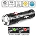 Rechargeable Flashlight – Flashlights High Lumens, Bright, Zoom, 4 Modes, Tactical 18650 Flashlight with Lithium Ion Battery and Belt Holster - TFX1000 by PeakPlus