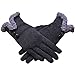 woogwin Womens Touch Screen Gloves Texting Winter Warm Fleece Lined Ladies Gloves (Fluff - Gray)