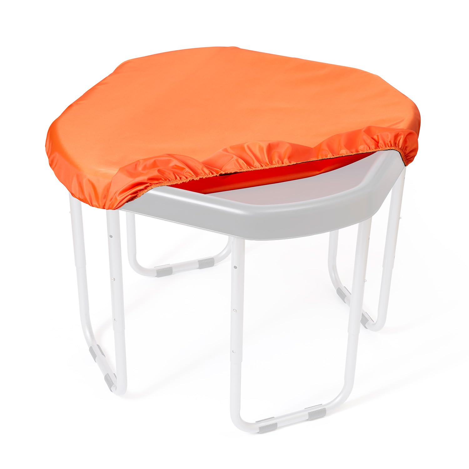 Springboard Mini Tuff Tray Cover - Water-Repellent, Elastic Edged, Lightweight, Durable Orange Tuff Tray Cover - 70 x 70 x 7cm