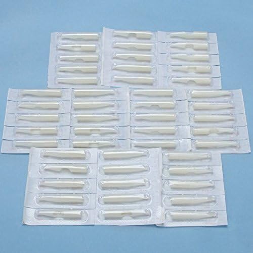 Ndier 50 pcs Round Tip Tattoo Disposable Nozzle Tip RT 3