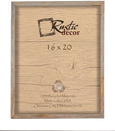 16x20 Deep Inset Rustic Barnwood Wall Frame
