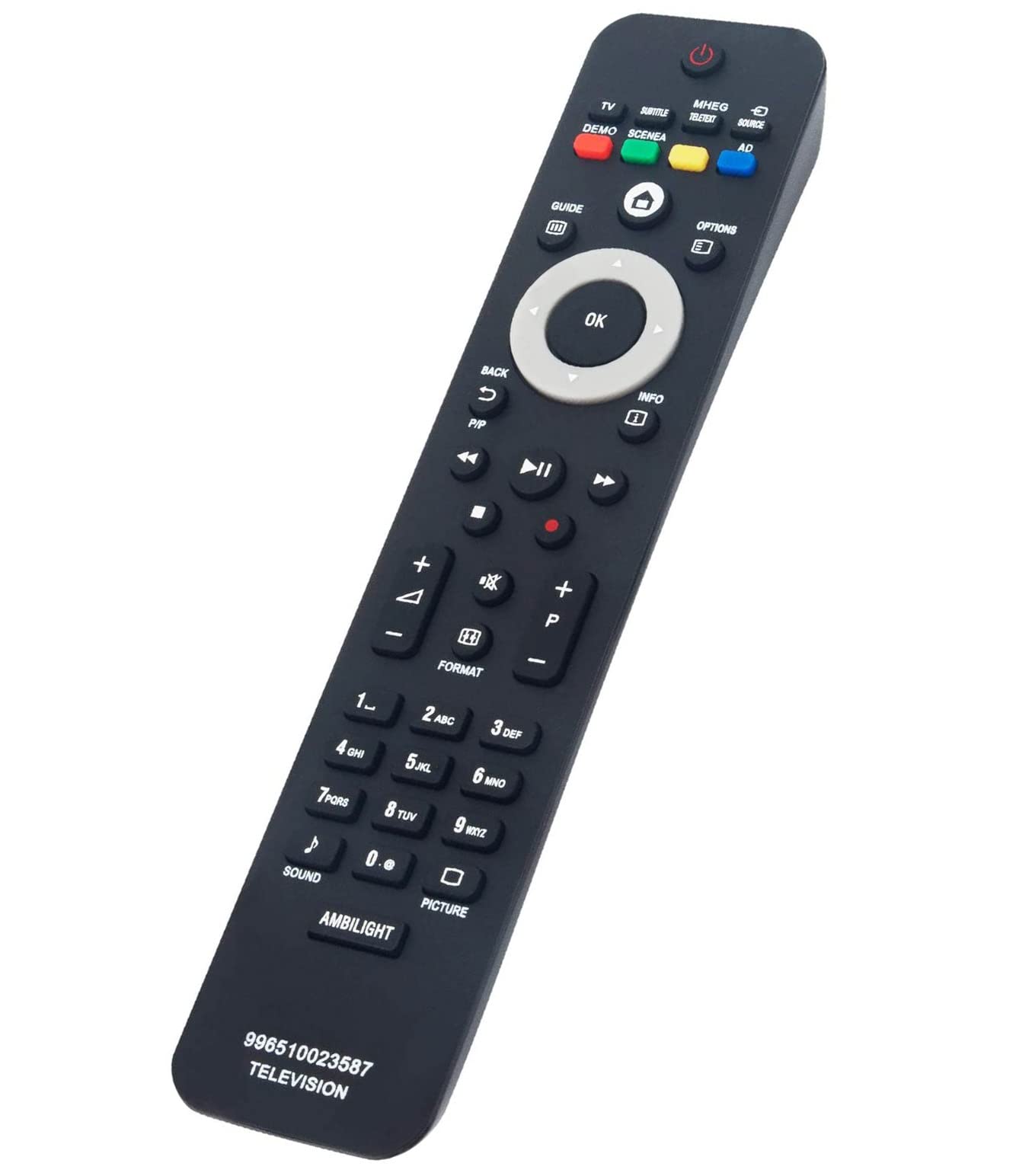 Replacement Remote 996510023587 Sub RC4707 RC4708 Fit for Philips LCD TV 47PFL7404H 47PFL7404H/60 47PFL7864H 47PFL7864H/12 52PFL5604H 52PFL7404H