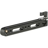 NICEYRIG 15mm Single Rod Clamp with Quick Release NATO Rail Double Sided, 1/4 Thread - 298