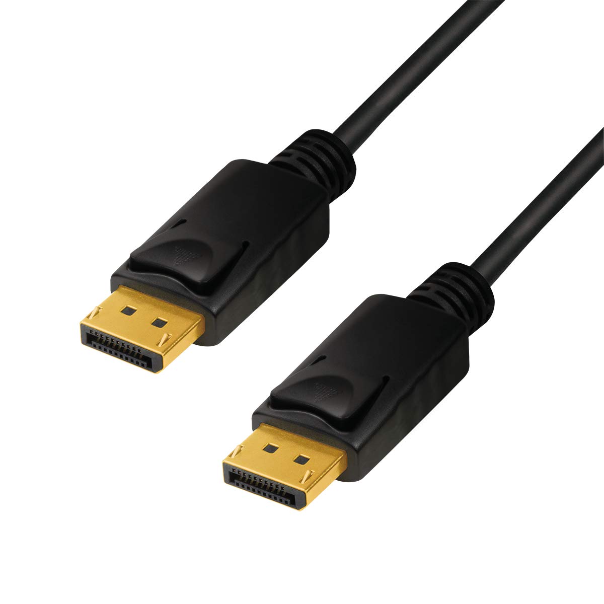 Logilink DisplayPort 1.4 Cable, 1m, Male-to-Male, Supports 4K/120Hz, Black