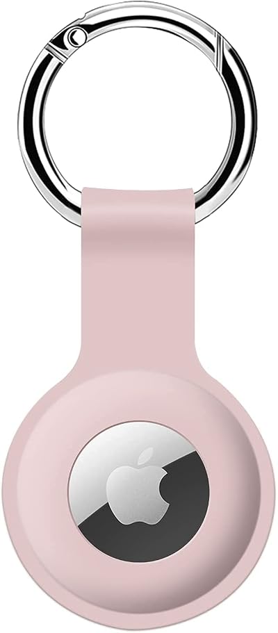 ColorCoral AirTag Holder Case Silicone Case Pink for AirTag 2021 2026