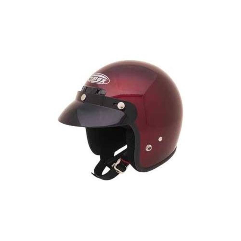 Gmax Gm2 Open Face Helmet Wine L/Large Protective Gear Helmets