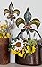 Deco 79 Metal Fleur De Lis Relief Wall Decor, Set of 3 15