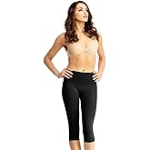 SlimMe Shapewear Leggings, High Waisted Tummy Control Capri Shapewear, Comfortable Knee Length Body Shaper - S to Q2