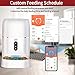 Automatic Pet Feeder, Smart Food Dispenser Dog Cat Feeder, Wi-Fi Enabled APP with Voice Recorder for iOS and Android, Programmable Timer for up to 6 Meals per Day 6L Food Capacity, Dual Power Modethumb 1