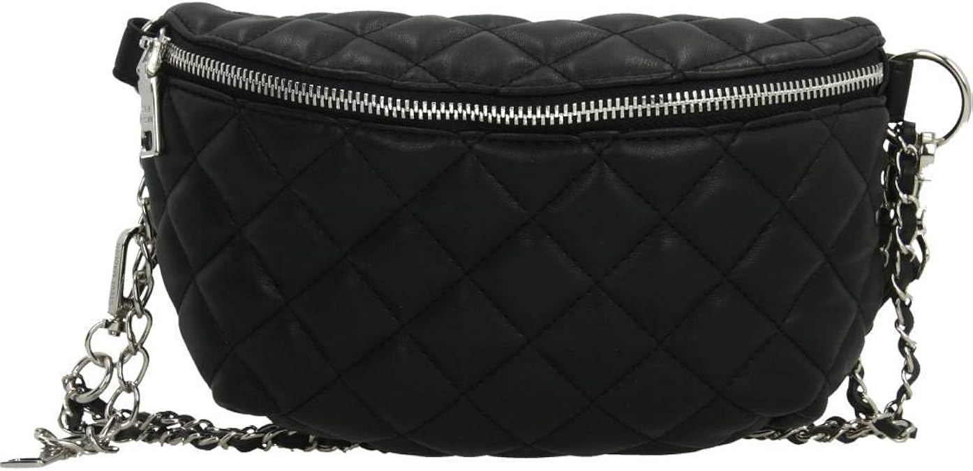 Steve Madden Bmandie Women’s CrossBody Bag, Black, 4x23x14 Centimeters