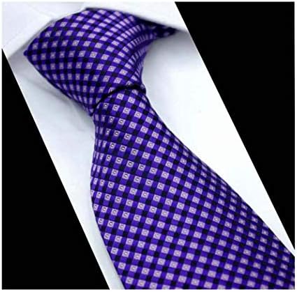 Gingham Plaid Ties for Mens Polka Pin Dots Smooth Formal Patterned Suit Neckties
