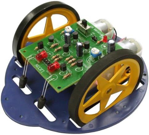 FOLLOW LIGHT DETECTION GEAR LICON Electronic ROBOT 2xFront Infrared Sensor
