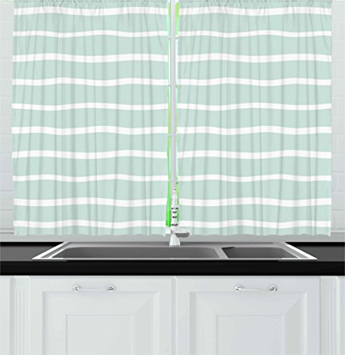 Mint Green Kitchen Curtains For Mint Green Kitchen Decor