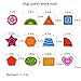 rolimate Wooden Shape Puzzle for 1 2 3 Yeas Old Boy Girl Learning Games Wooden Shape Recognition Geometric Board Preschool Learning Toys Educational Toys Developmental Toys for Babies Kids