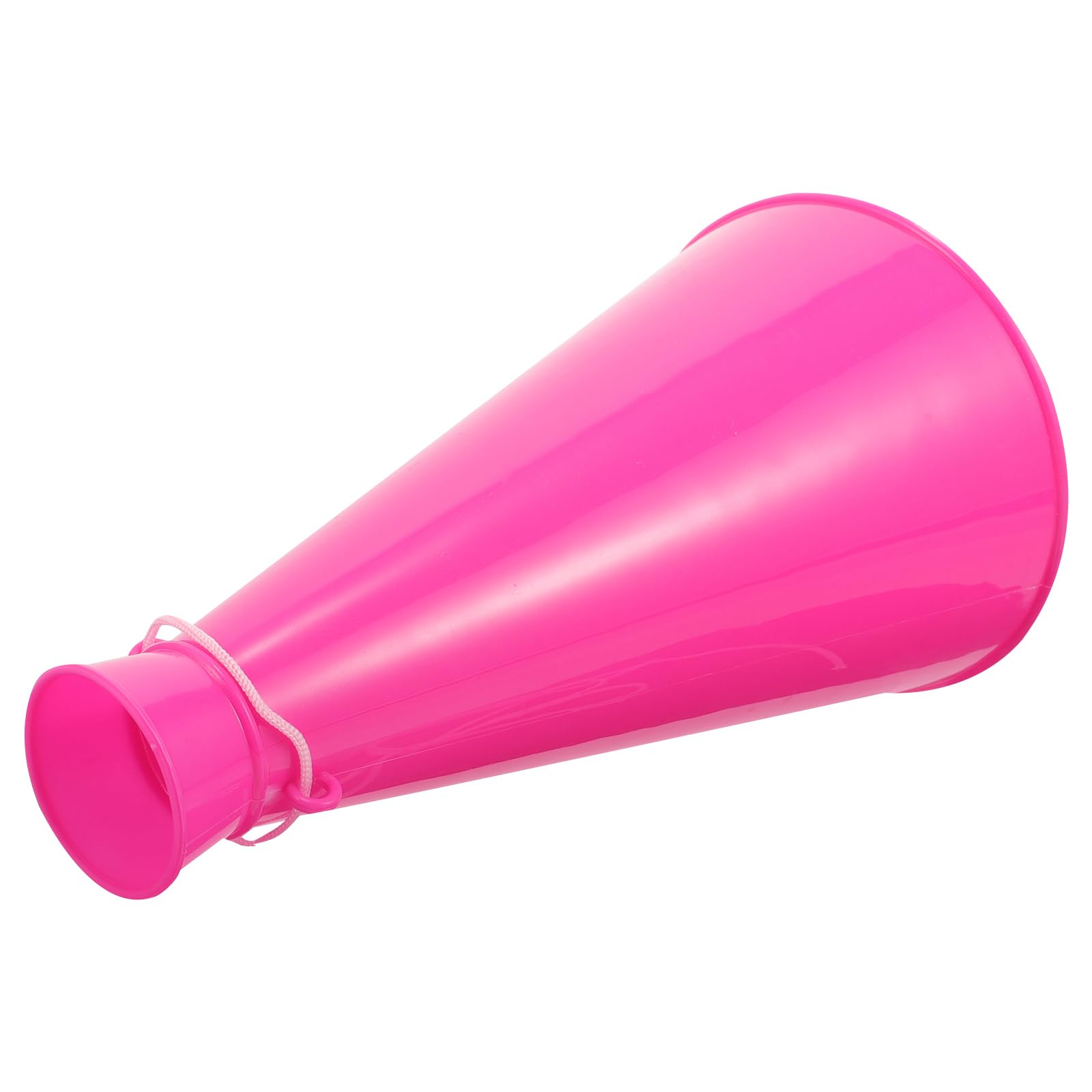 BESPORTBLE Rosy Plastic Megaphone, Cheer Megaphone Boost School Spirit Diy Cheerleading Megaphone Hearing Horn For Supersbowl Sports Events Parties Match Game Outdoor Activities
