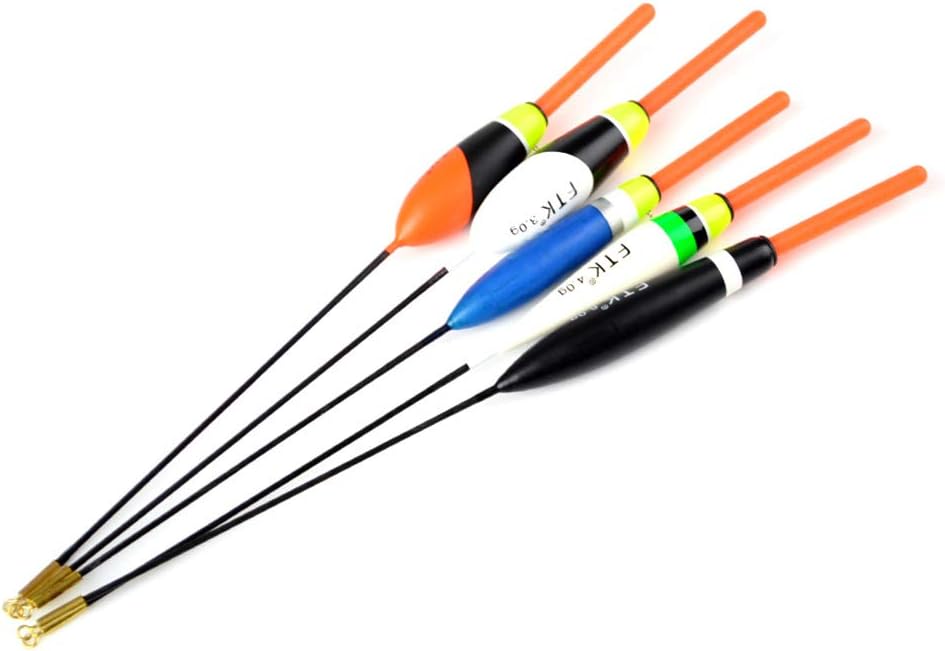 Ssowun Floats Set of 5 Coarse Fish Predator Floats Set Fishing Accessories Float Fishing Lure Lures Lures Fishing Bait Kit Accessories Rock Fishing Float Single Way Packaging