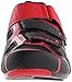 PEARL IZUMI Men's Select RD IV Cycling Shoe, Black/True Red, 44 EU/10 D US
