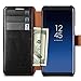 Galaxy S9 Plus Case :: VRS :: Drop Protection Cover :: Classy Slim Leather Wallet:: ID Credit Card Slot Holder for Samsung Galaxy S9 Plus (Layered Dandy - Black)
