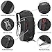 G4Free Lightweight Packable Hiking Backpack 35L Travel Camping Daypack Foldable(Black)