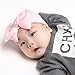 WILLTOO Newborn Lovely Soft Cute Hat Bow Baby Girl Hospital Beanie Hat (F)