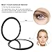 Portable Makeup Mirror Double-sided 1X and 10X Magnification Mirror Compact Folding Cosmetic Mirror for Household, Travel