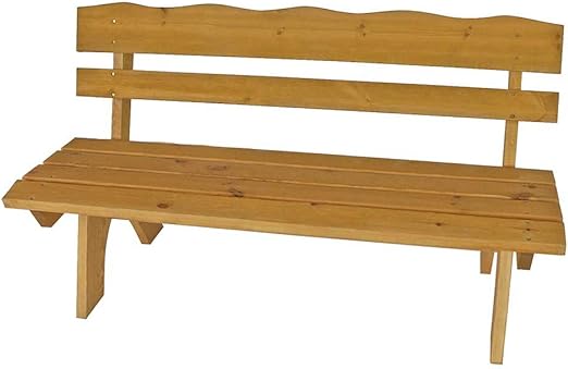 Pharao24 Gartenbank Aus Kiefer Massivholz Landhaus Rustikal Breite 120 Cm 2 Sitzplatze Amazon De Kuche Haushalt