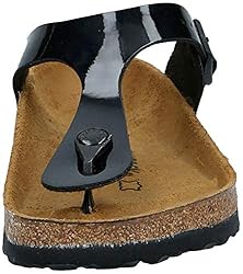 Birkenstock Womens Gizeh Mules Black Size 38
